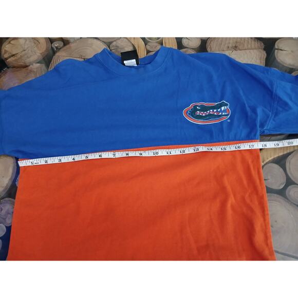 LK Apparel Long Sleeves University of Florida Blue Red Gators Shirt Small - Picture 6 of 8